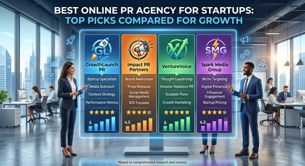 Best Online PR Agency for Startups: Top Picks Compared for Growth